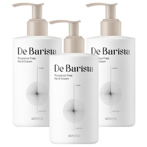 엠디스픽 드 바리스타 핸드크림 무향, 300g, 3개
