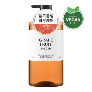 해피바스 오리지널컬렉션 등드름 약산성 자몽 바디워시, 910ml, 1개