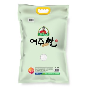 농협 2024년산 햅쌀 대왕님표 여주쌀 단아미, 4kg, 1개