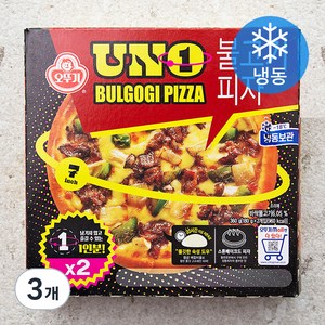 오뚜기 UNO 불고기 피자 (냉동), 180g, 6개