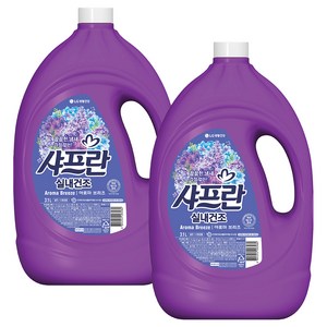 샤프란 실내건조 섬유유연제 아로마 브리즈 본품, 2개, 3.1L