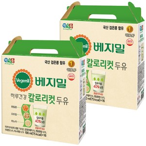 베지밀 하루건강 칼로리컷 두유, 190ml, 32개