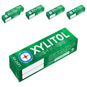 롯데자일리톨 F 츄잉껌, 24g, 6개