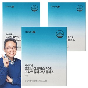 오한진 프리바이오틱스 FOS 플러스, 120g, 3개