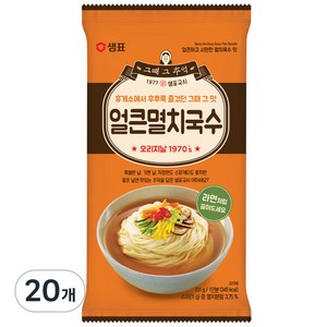 샘표 얼큰멸치국수, 101g, 20개