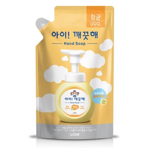 아이깨끗해 순 핸드워시 파우더향 리필용, 200ml, 1개