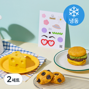 뽀뽀제과 강아지 간식 3종 세트, 소고기 + 치즈 혼합맛, 소간맛, 오리 + 치즈 혼합맛, 2세트