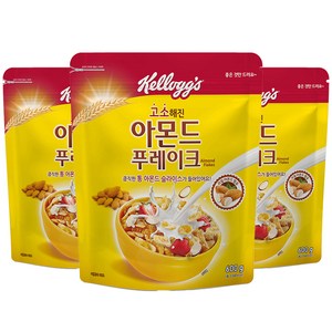 켈로그 아몬드 푸레이크, 600g, 3개