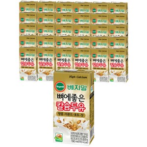 베지밀 뼈에좋은 칼슘두유, 190ml, 64개