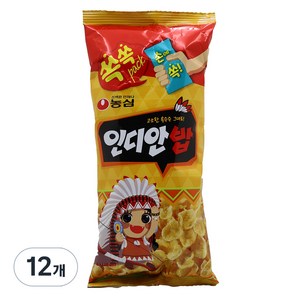 인디안밥 과자, 45g, 12개