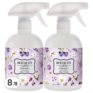 부케가르니 섬유탈취제 화이트 머스크, 500ml, 8개