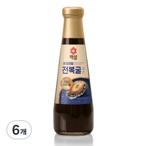 백설 프리미엄 전복굴소스, 350g, 6개