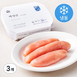 덕화 백명란 (냉동), 100g, 3개