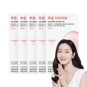 닥터블릿 푸응 다이어트 차전차피 가르시니아 20p, 120g, 5박스