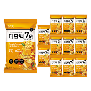 더단백 팝칩 군옥수수맛, 44g, 12개