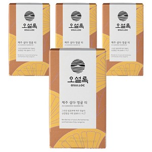 오설록 제주 삼다 영귤 티백, 1.5g, 20개입, 4개