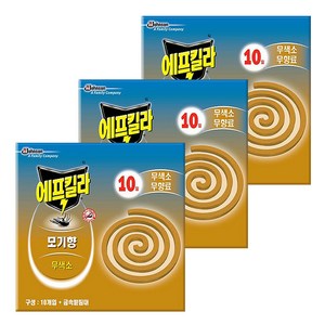 에프킬라 모기향 내추럴무향 10p, 3세트