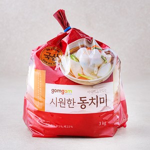 곰곰 시원한 동치미 (냉장), 3kg, 1개