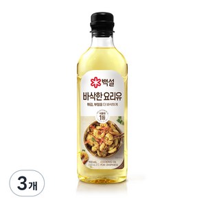 백설 바삭한 요리유, 900ml, 3개