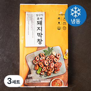 달구지푸드 훈제 돼지막창 300g + 된장소스 100g 세트 (냉동), 400g, 3세트