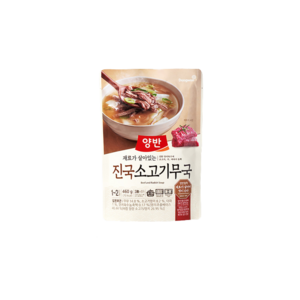 양반 진국 소고기무국, 460g, 1개