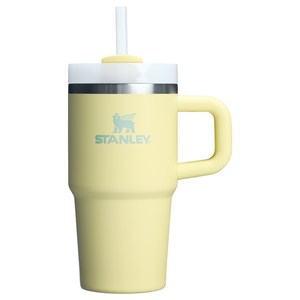 스탠리 퀜처 H2.0 플로우 스테이트 손잡이 텀블러, 포멜로, 591ml, 1개