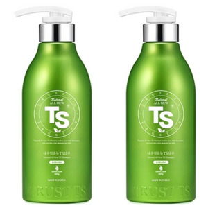 TS 내추럴 올 뉴 탈모 샴푸, 500g, 2개