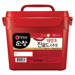 청정원순창 태양초 진골드고추장, 5kg, 1개