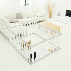 디팡 반려 동물 디펜스 울타리 6p, 화이트, 상세설명 참조