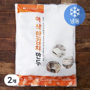 한만두 아삭한 김치만두 (냉동), 1.4kg, 2개