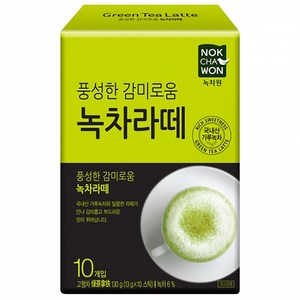 녹차원_녹차라떼, 13g, 10개입, 1개