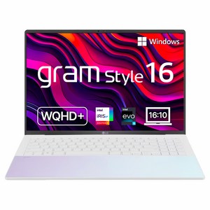 LG전자 2023 그램 스타일 16 코어i5 인텔 13세대, 오로라 화이트, 512GB, 16GB, WIN11 Home, 16Z90RS-GA56K