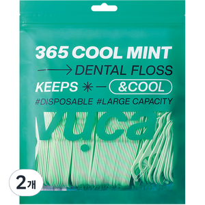 뷰카 쿨 민트 치실, 365개입, 2개