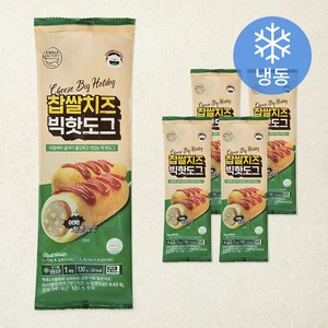 푸딩팩토리 찹쌀치즈 빅핫도그 (냉동), 130g, 5개