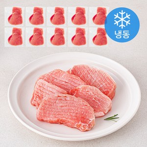 근육꼬기 돈등심 스테이크 칼집 (냉동), 10개, 150g