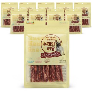 수제의여왕 강아지 간식, 소고기슬라이스, 70g, 10개