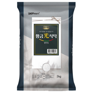 더담은 2024년산 햅쌀 황금빛식탁 백미 상등급, 2kg, 1개