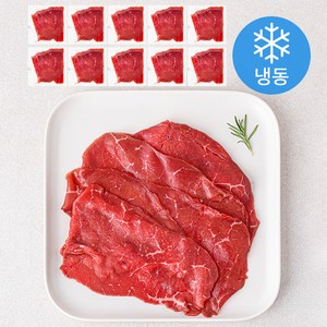 근육꼬기 우둔살 슬라이스 (냉동), 10개, 150g