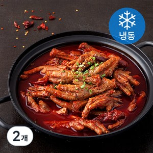 청춘불판 국물 닭발 (냉동), 900g, 2개