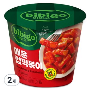 비비고 매운 컵떡볶이, 2개, 110g