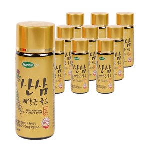 한미헬스 산삼배양근 골드, 100ml, 10개