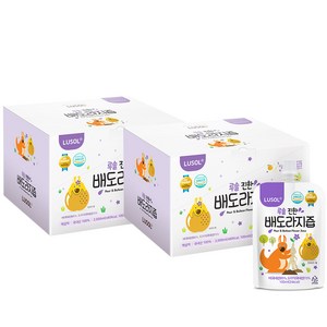 루솔이 만든 진한 배도라지즙 선물세트, 01_진한배도라지즙 100포, 2000ml, 2개
