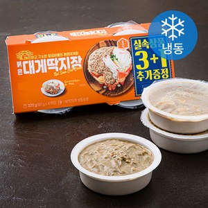 설래담 붉은 대게딱지장 3 + 1 (냉동), 320g, 1개