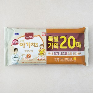 상하치즈 유기농 아기치즈 20매 2STEP, 360g, 1개