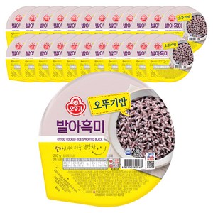 오뚜기 발아흑미 즉석잡곡밥, 210g, 24개