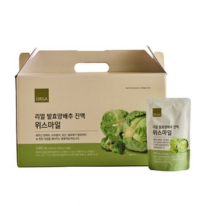 올가홀푸드 리얼 발효양배추액 위스마일, 100ml, 30개