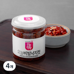 오늘식탁 강경 비빔낙지젓, 250g, 4개