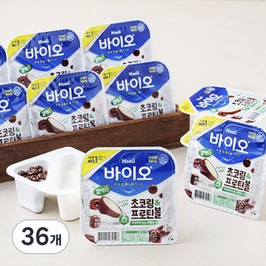 매일 바이오 토핑 초코링&프로틴볼, 130g, 36개