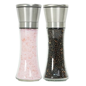 비모던 스텐 소금 통후추 입자조절 그라인더, 210ml, 2개