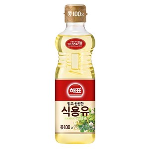 해표 콩기름 식용유, 900ml, 1개